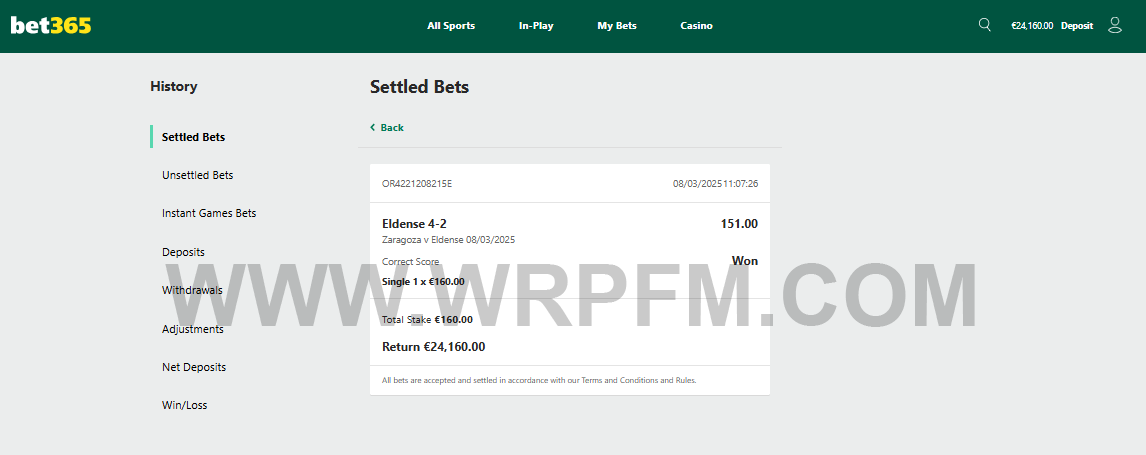 Fixed Matches Sure Bet