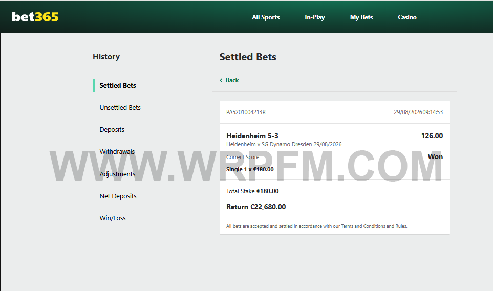Best Fixed Matches